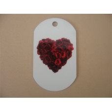 Sweetheart Photo Trackable Tag (Roses)